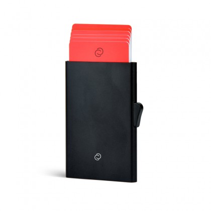 C Secure Aluminium Card Holder Black C Secure Aluminium Card Holder Black